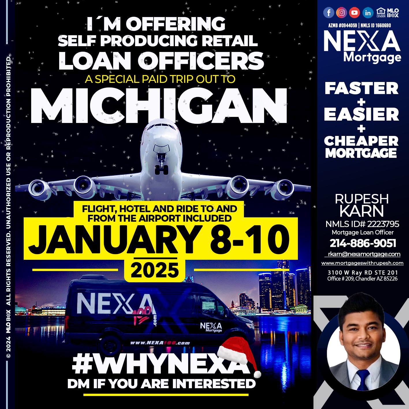 michigan trip - Rupesh Karn -Mortgage Loan Officer