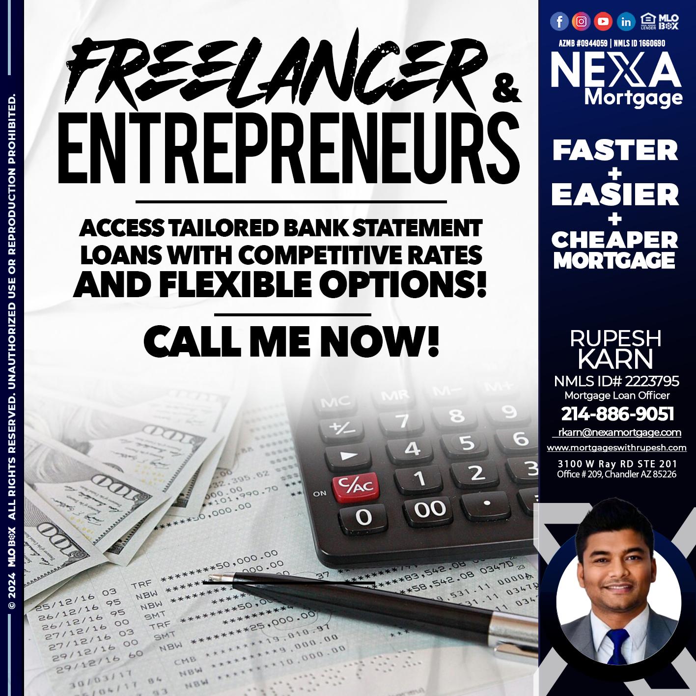 freelancer - Rupesh Karn -Mortgage Loan Officer