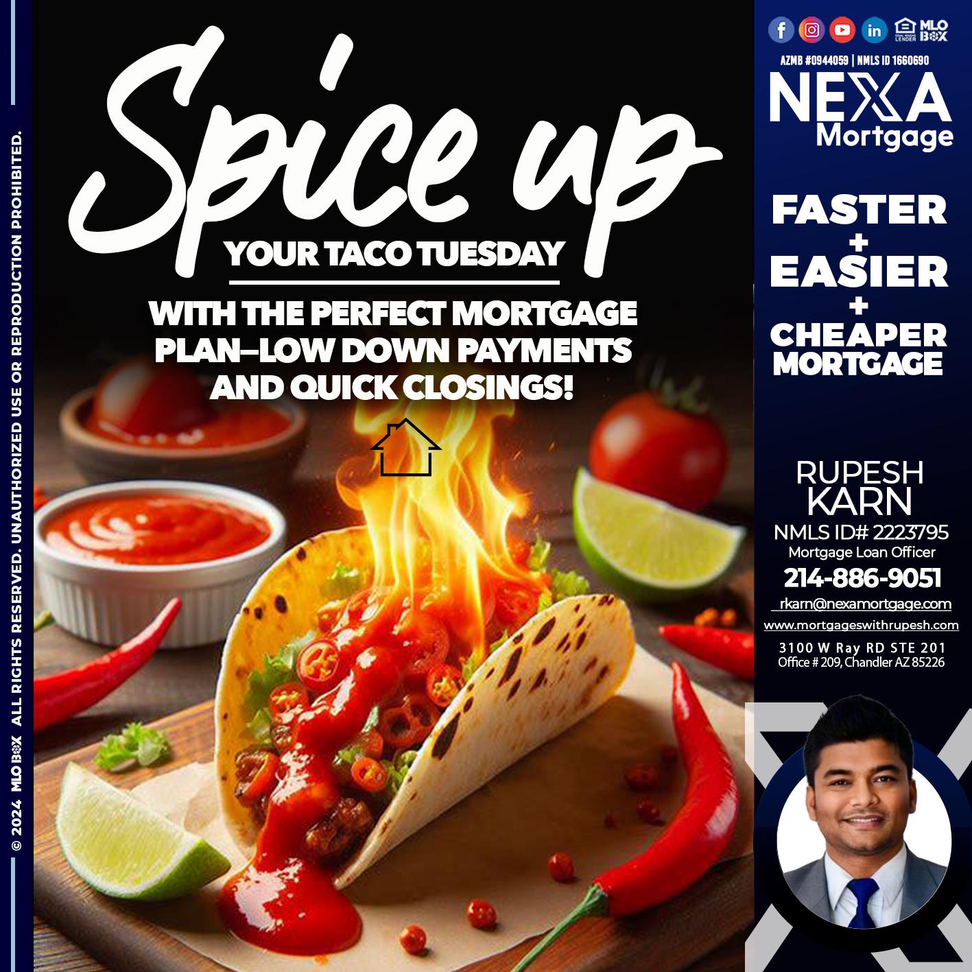 spice up - Rupesh Karn -Mortgage Loan Officer