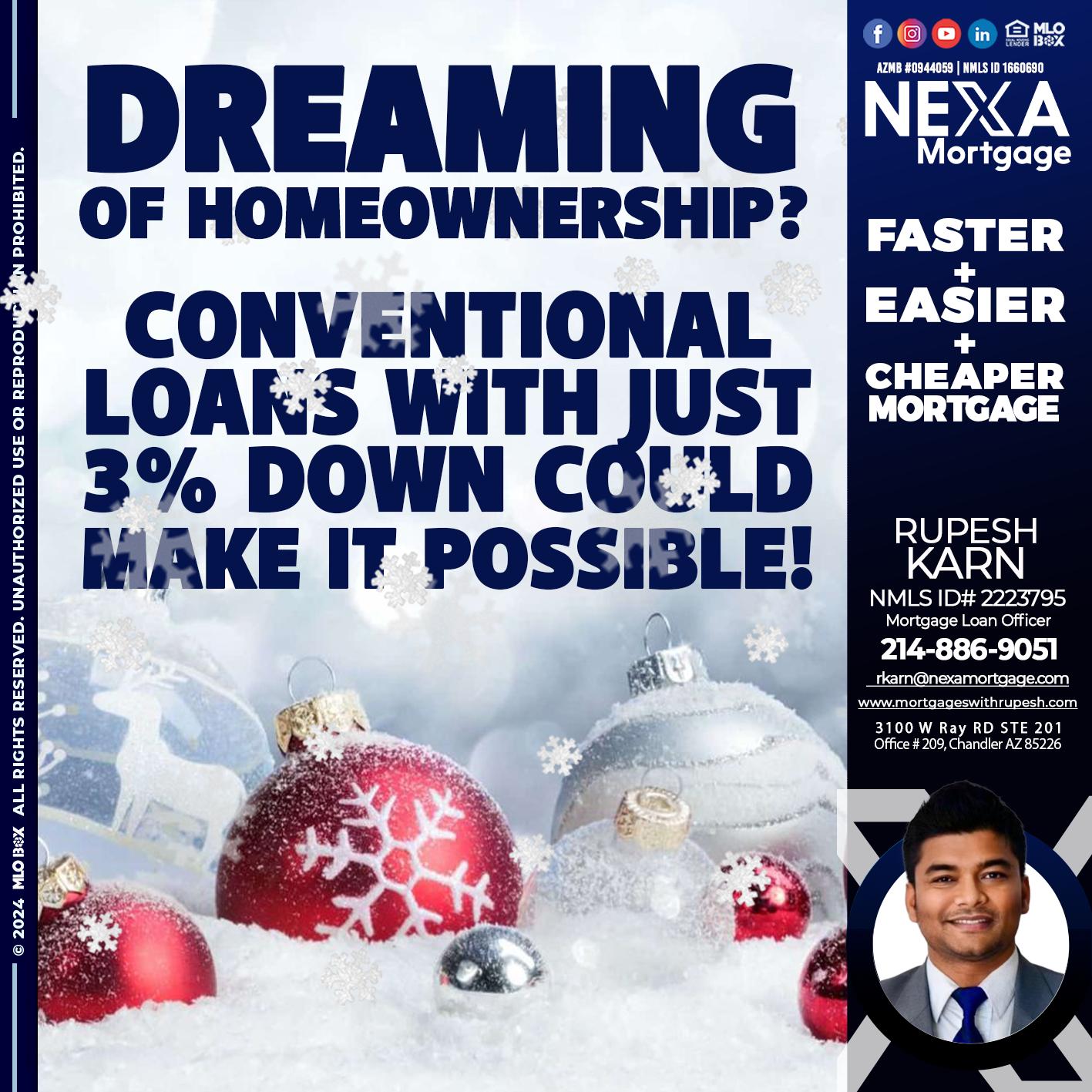 dreaming of homeowrnersip - Rupesh Karn -Mortgage Loan Officer