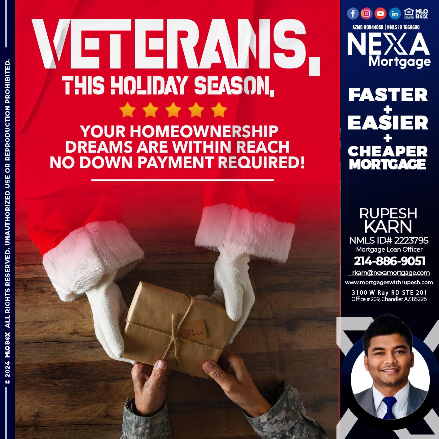 VETERANS - Rupesh Karn -Mortgage Loan Officer