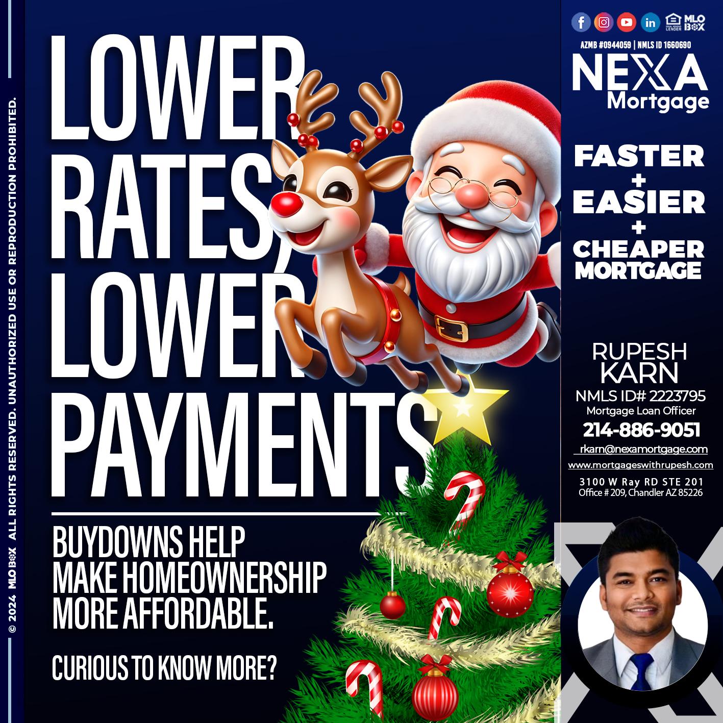 lower rates - Rupesh Karn -Mortgage Loan Officer