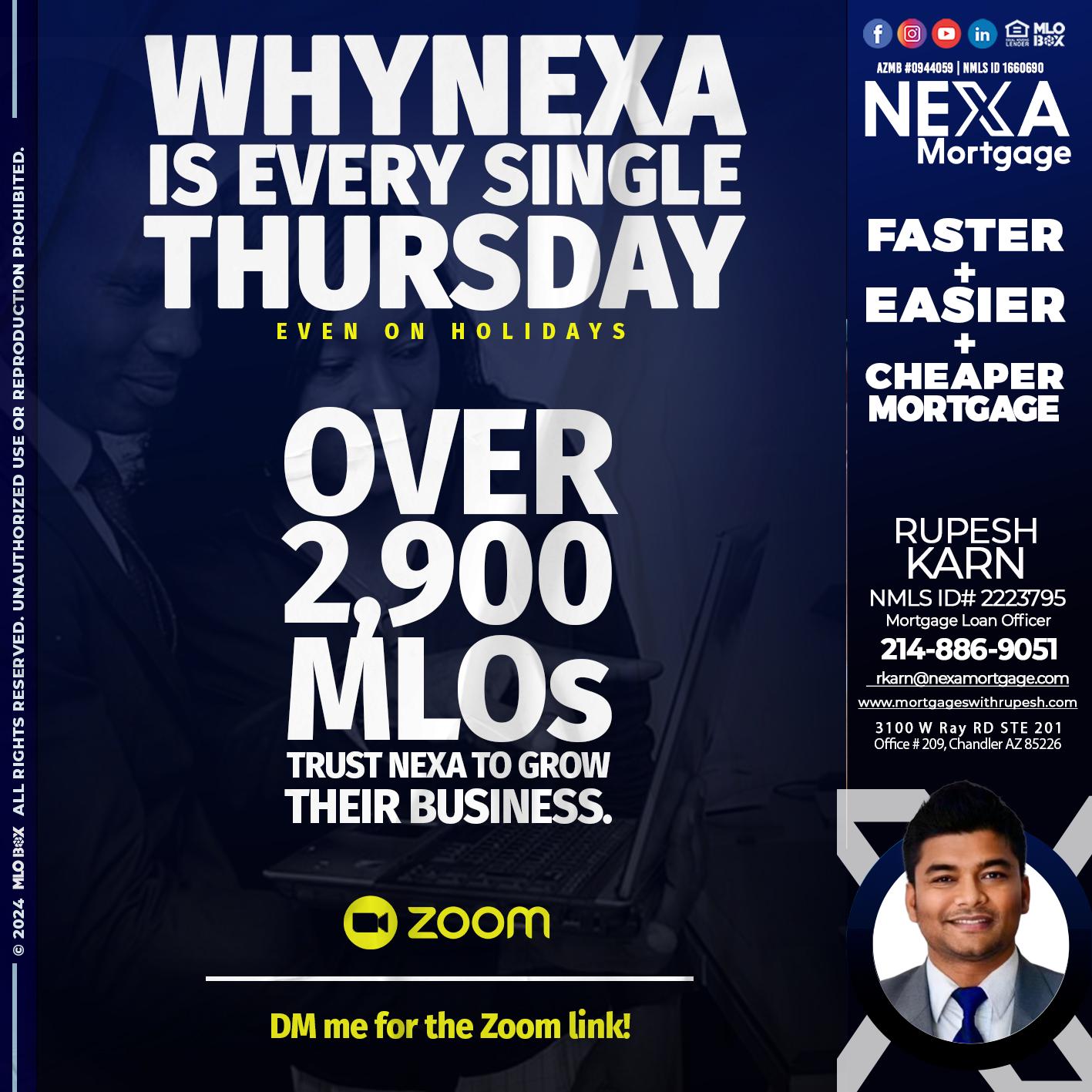 why nexa - Rupesh Karn -Mortgage Loan Officer