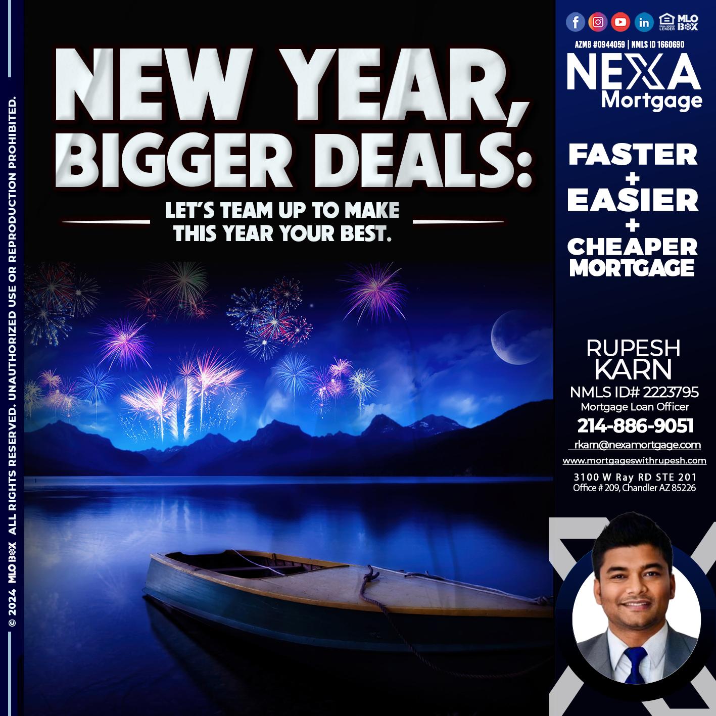 NEW YEAR - Rupesh Karn -Mortgage Loan Officer