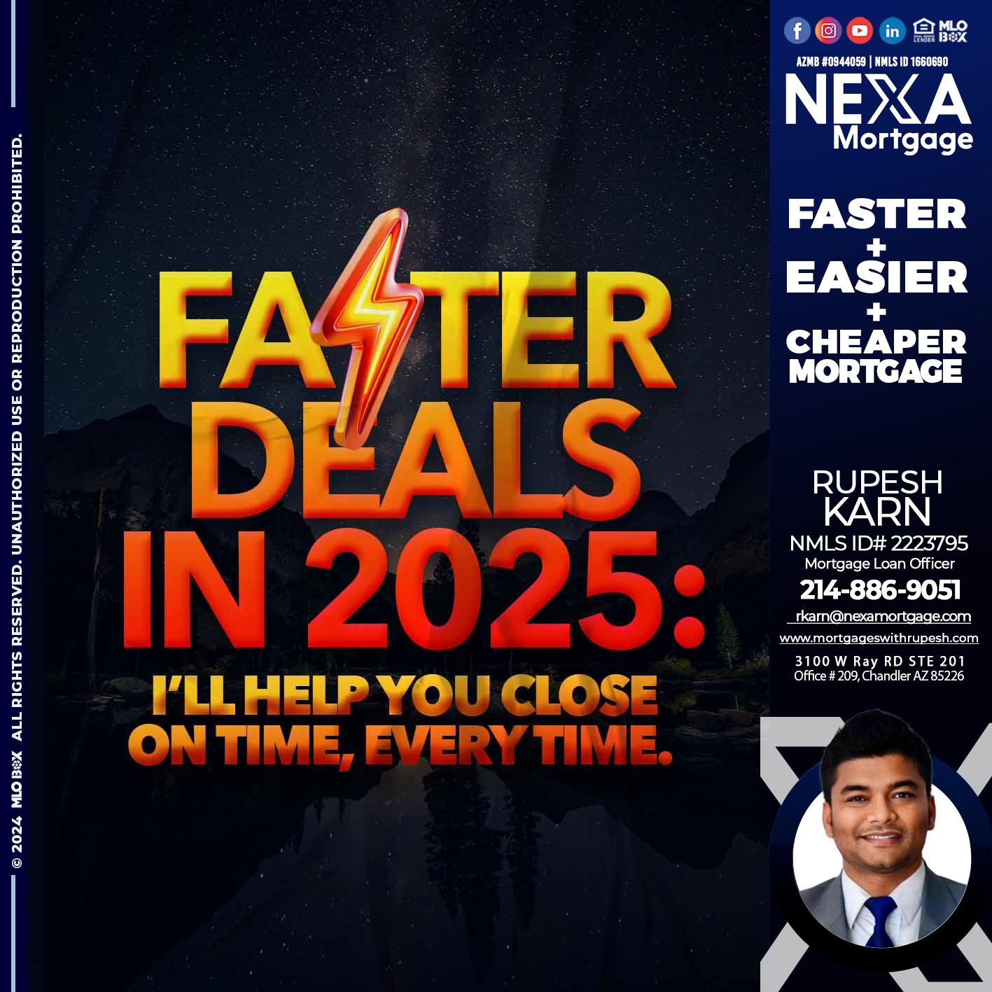 FASTER DEALS - Rupesh Karn -Mortgage Loan Officer